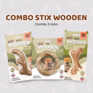 Alternative view of Đồ Chơi Gặm Làm Sạch Răng Cho Chó FOFOS Stix Wooden