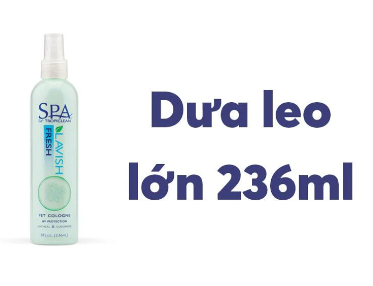 Xịt Dưỡng Lông Cho Chó Mèo SPA Tropiclean (Nhập khẩu Mỹ) - Ảnh 8