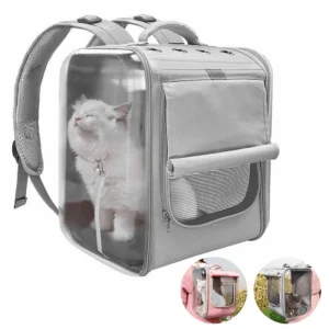 Balo Phi Hành Gia Vuông Lớn Vận Chuyển Chó Mèo (Dưới 12kg)