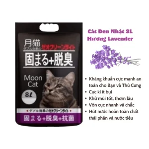 Alternative view of Cát Mèo Đất Sét Moon Cat Vón Cục Khử Mùi Tốt (8L)