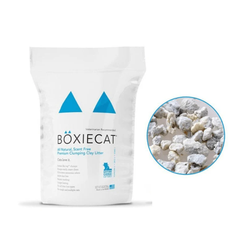 Cát Vệ Sinh BoxieCat USA Sỏi Mịn Tự Nhiên Siêu Khử Mùi Cho Mèo 16L