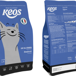 Hạt cho mèo mọi lứa Keos tuổi vị hải sản (350gr - 7kg)