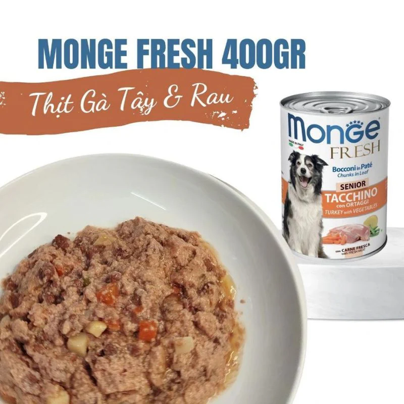 Pate Cho Chó Monge Lon 400g - Ảnh 3