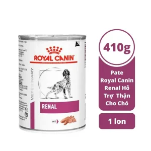Pate Cho Chó Hỗ Trợ Thận Royal Canin Renal Dog Lon 410g