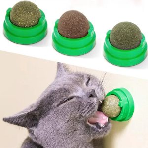 Viên Cỏ Mèo Xoay Gắn Tường Rotating Catnip