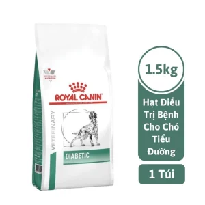 Hạt Điều Trị Bệnh Cho Chó Tiểu Đường Royal Canin Diabetic 1.5kg