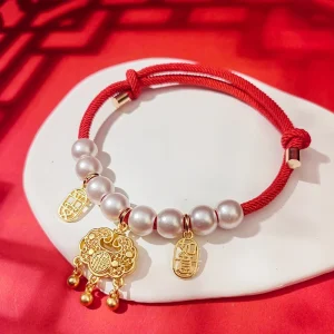 Vòng Cổ Dây Đỏ Cho Mèo 18-28cm & 28-34cm