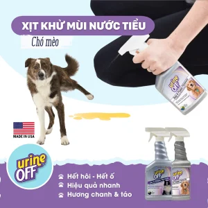 Alternative view of Xịt Khử Mùi Nước Tiểu, Chất Thải Cho CHÓ Urine Off (Mỹ)