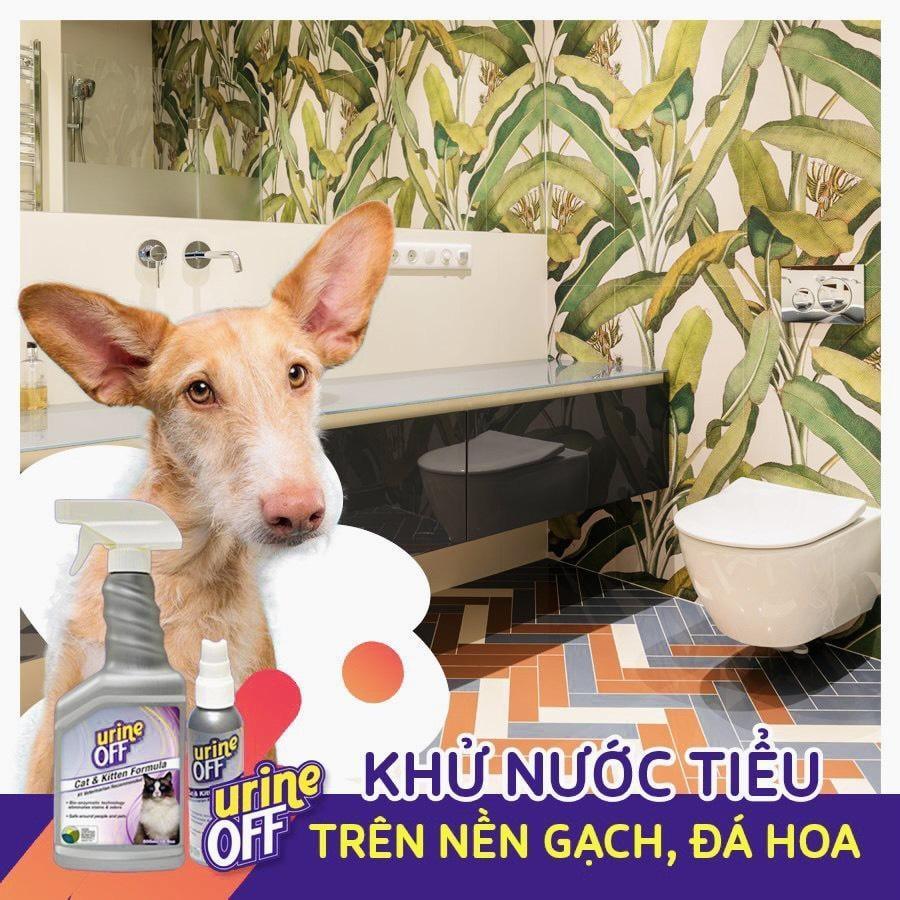 Xịt Khử Mùi Nước Tiểu, Chất Thải Cho CHÓ Urine Off (Mỹ) - Ảnh 3