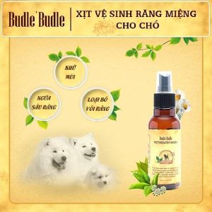 Alternative view of Xịt Thơm Miệng & Sạch Răng Chó Budle Mouth Wash 120ml